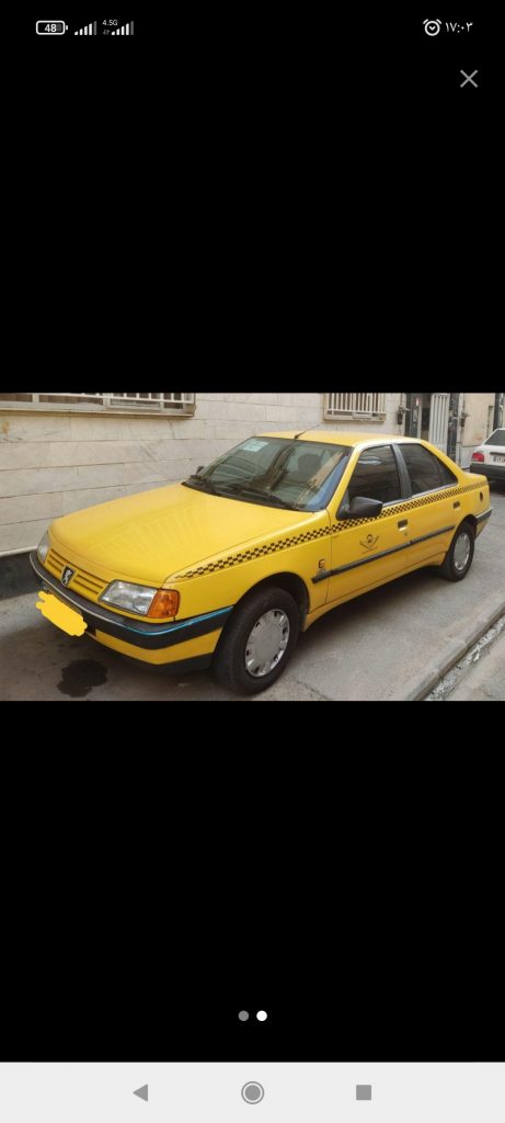تاکسی پژو مدل آبان 95