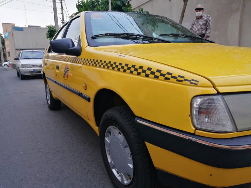تاکسی خطی پژو 405 GLX دوگانه سوز CNG مدل 1395