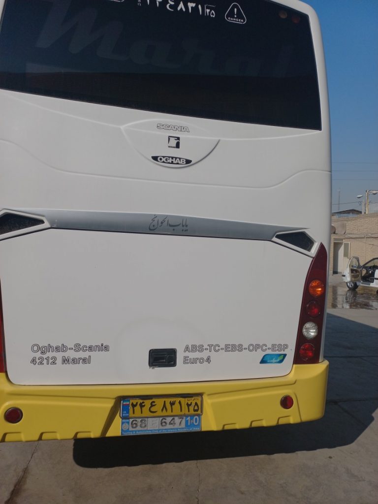 فروش اتوبوس مارال مدل ۹۶ نیمه دوم باخط اصفهان تهران
